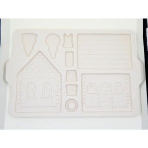Longaberger Pottery Gingerbread Country Cottage House Cookie Mold 1995